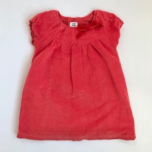 Mini Boden Red Corduroy Dress